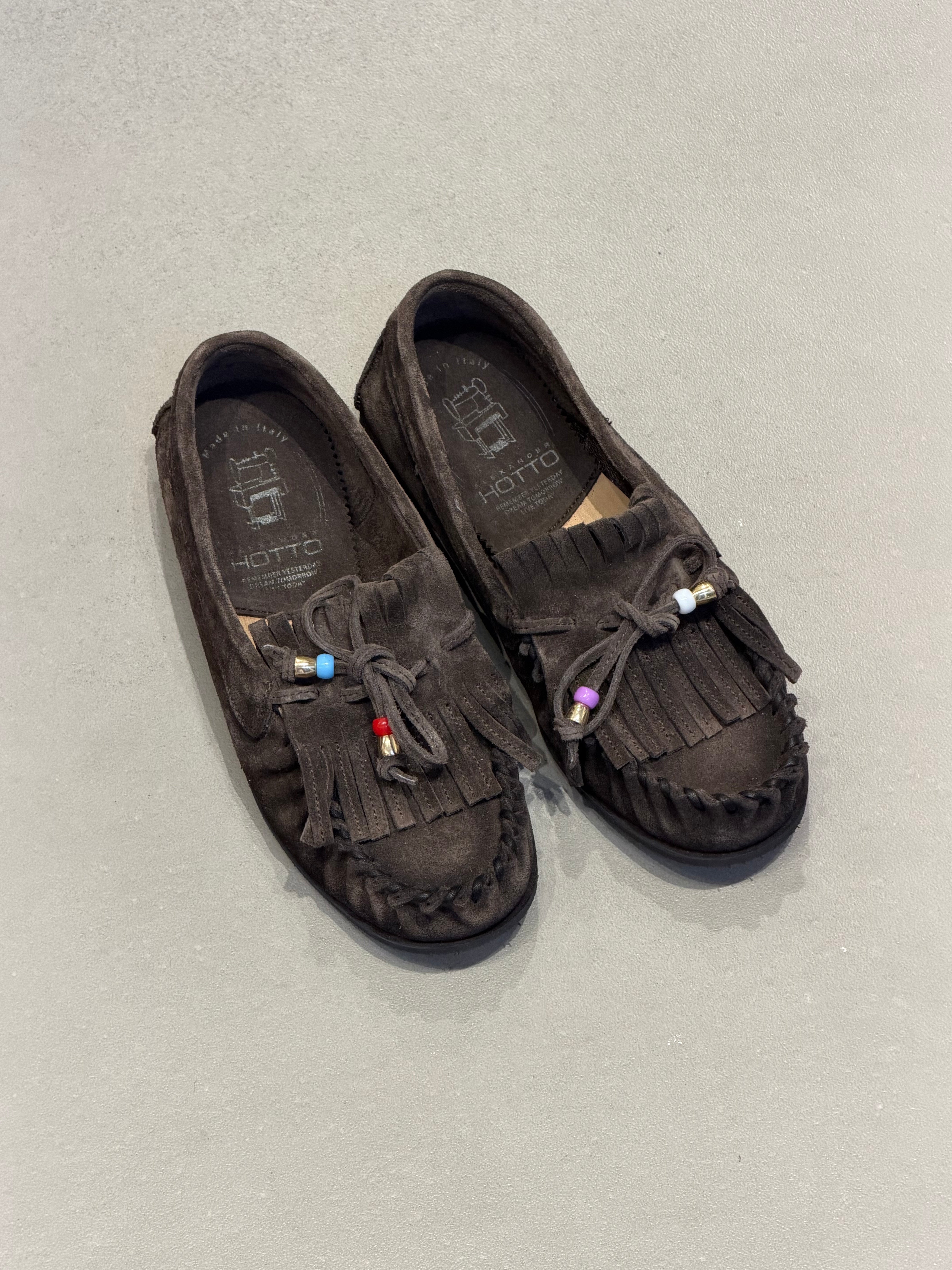 Mocassino scamosciato