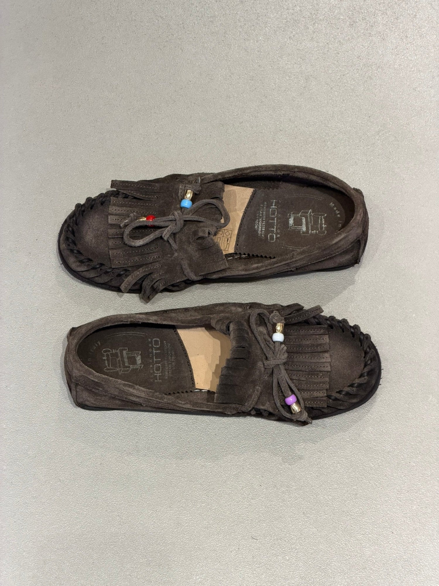 Mocassino scamosciato