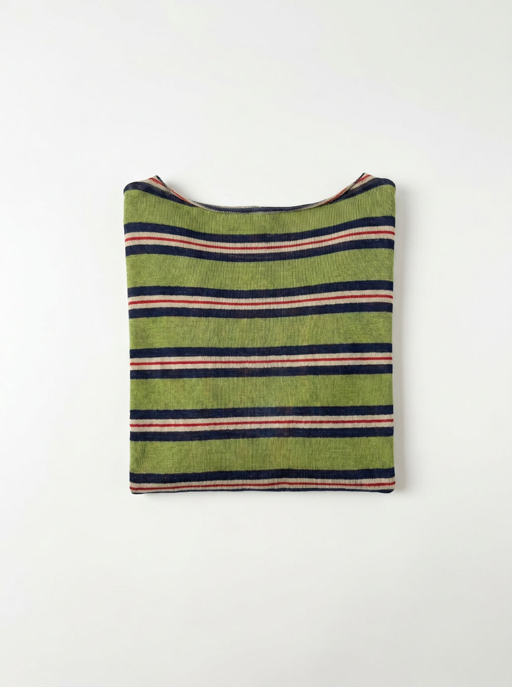 Maglia scatola rigata