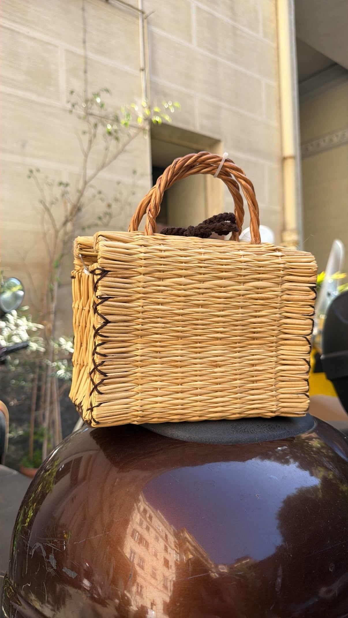 Borsa intrecciata baby
