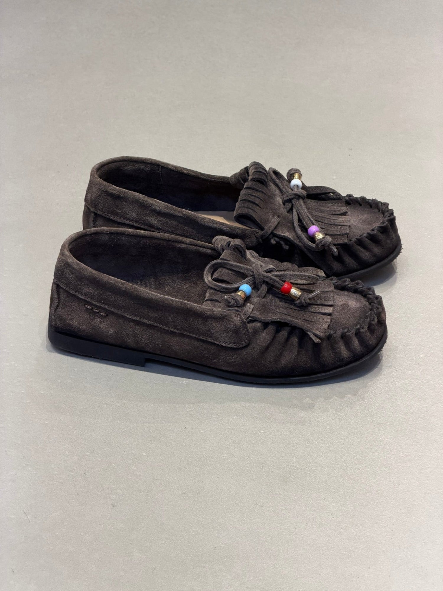 Mocassino scamosciato