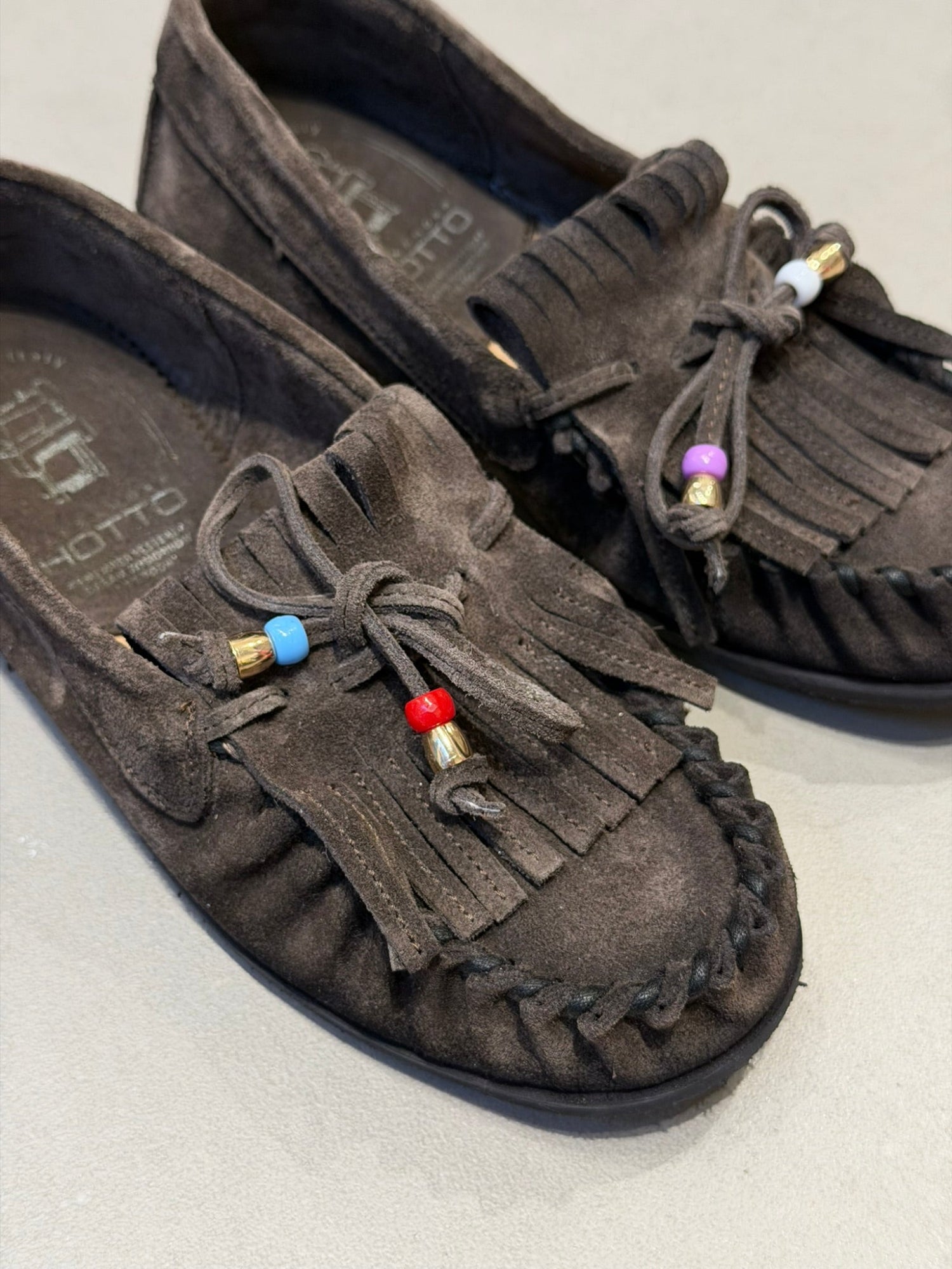Mocassino scamosciato