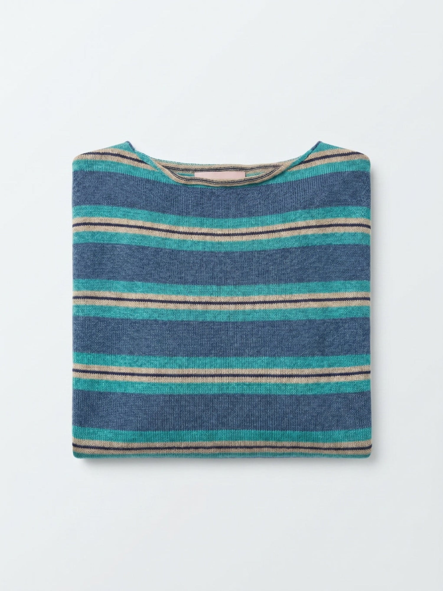 Maglia scatola rigata